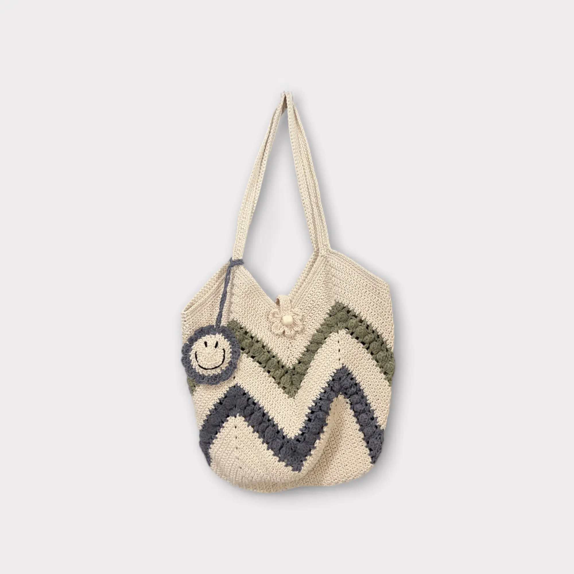 Grey Smile Bag
